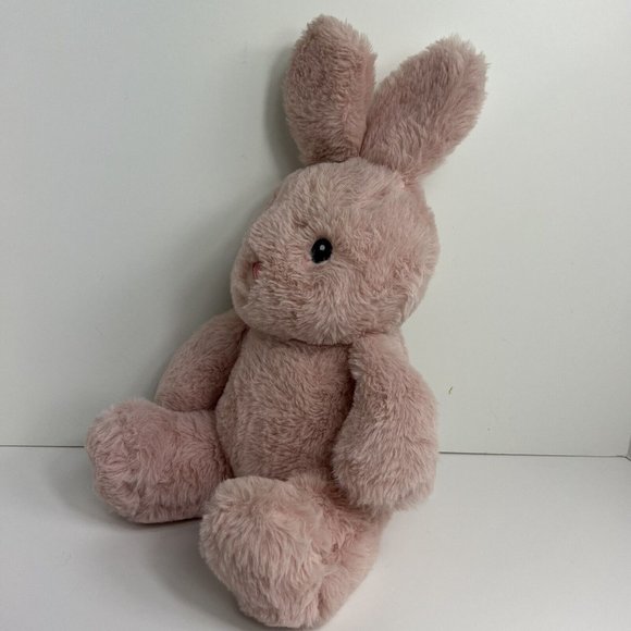 Spark Create Imagine Plush Bunny Rabbit Bell Rattle Crinkle Ears Pink 14" Easter - Picture 4 of 12